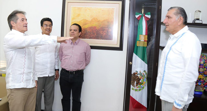 Adán Augusto López Hernández y Hernán Bermúdez