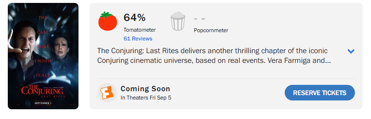 El Conjuro 4 críticas