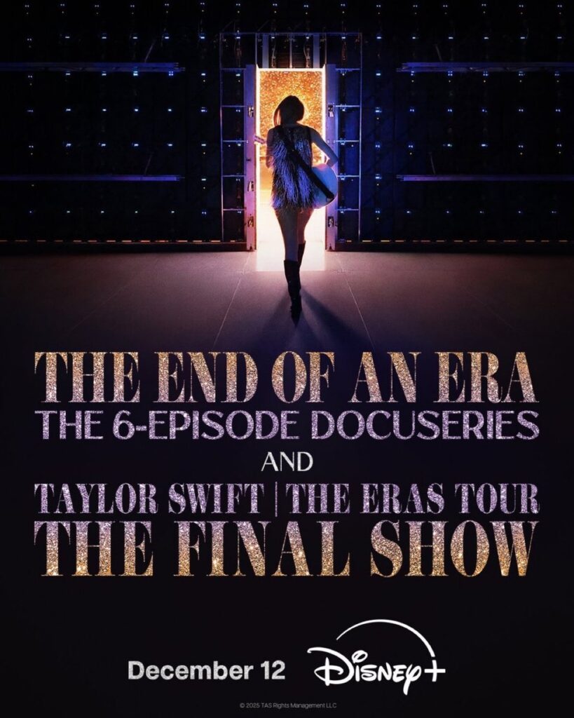 Taylor Swift anuncia 'The End of an Era', documental de The Eras Tour