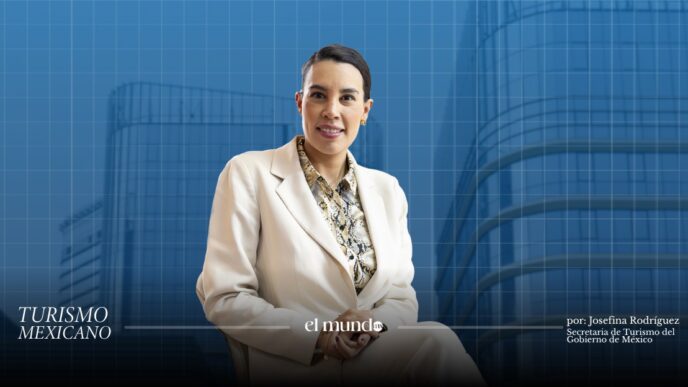 Josefina Rodríguez Zamora, secretaria de Turismo federal