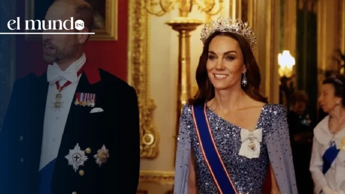 Kate Middleton wears Queen Victoria's tiara with 2,600 diamonds