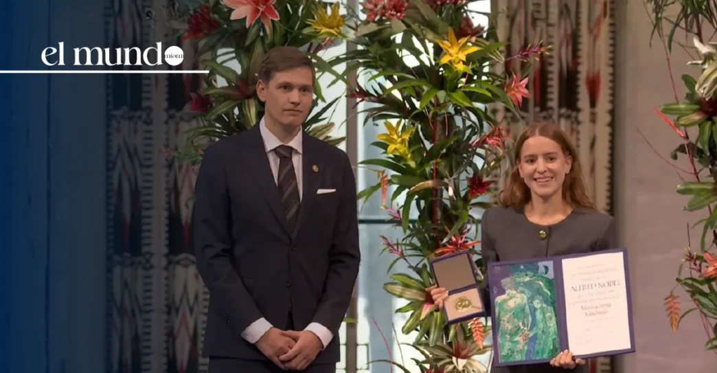 Machado’s daughter accepts Nobel Peace Prize