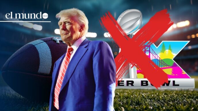 Donald Trump confirms he won’t attend Super Bowl LX because of the halftime performers