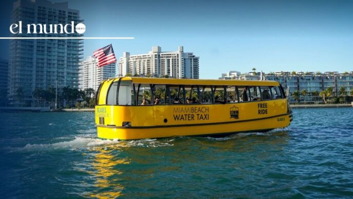 Miami Beach launches free water taxis for tourists and residents