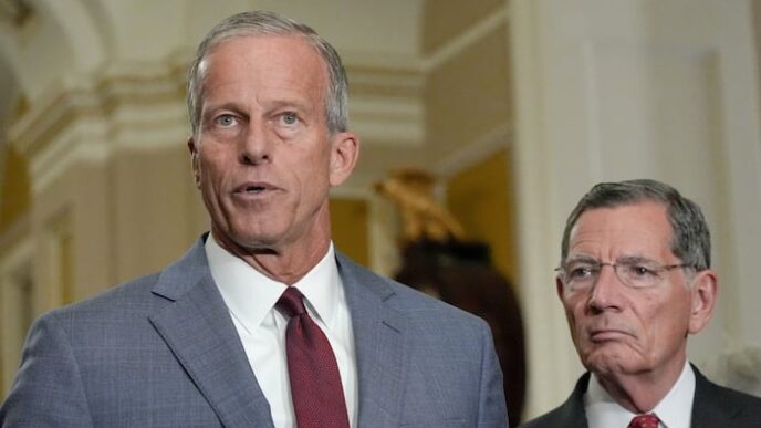 Senate chamber during funding bill vote to avoid government shutdown in 2026