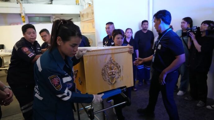 Thailand school shooting aftermath at Debsirin Nonthaburi School near Bangkok