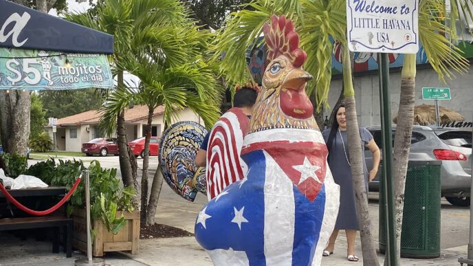 Calle Ocho in Little Havana, Miami